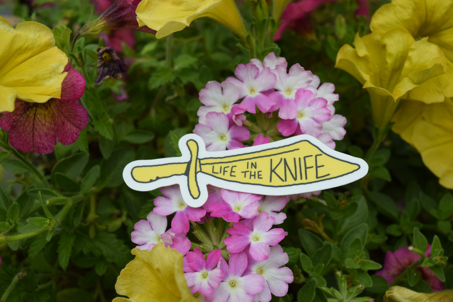 life in the knife sticker